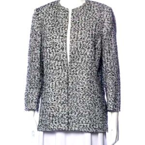 Badgley Mischka collection printed ewerning jacket